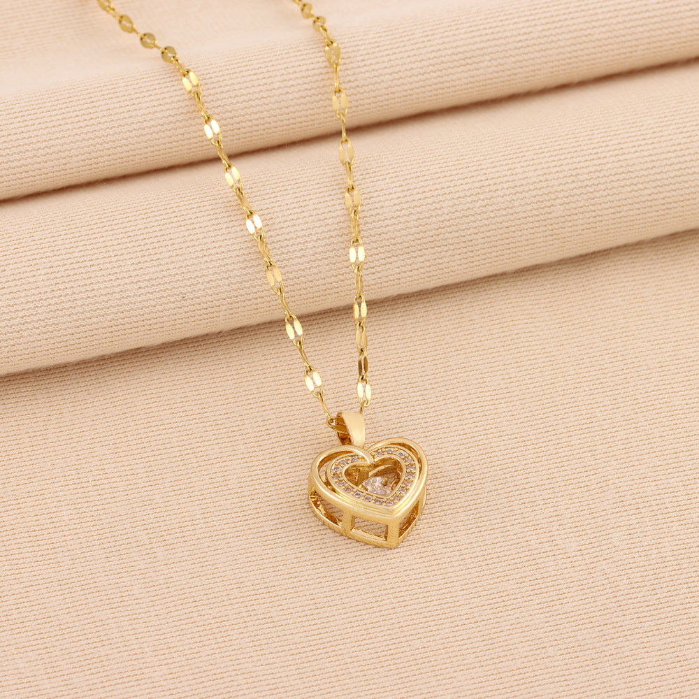 Double-Layer Love Necklace for Women