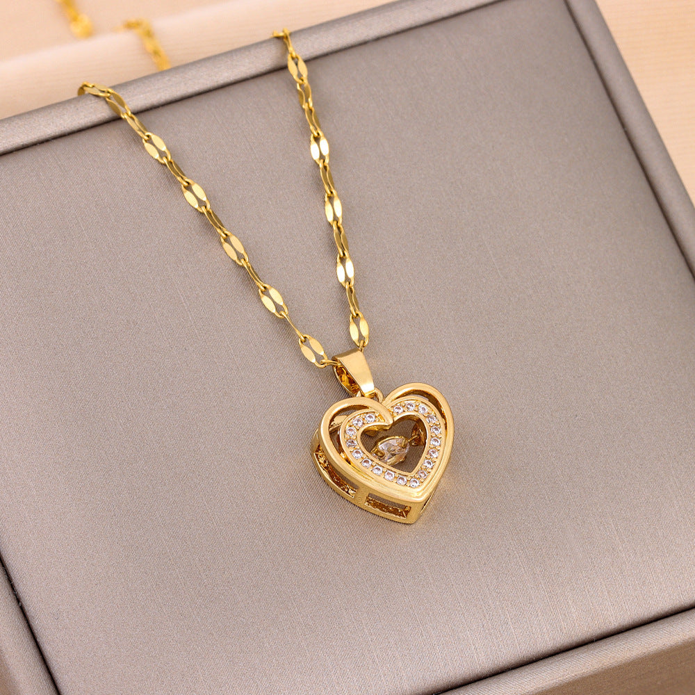Double-Layer Love Necklace for Women