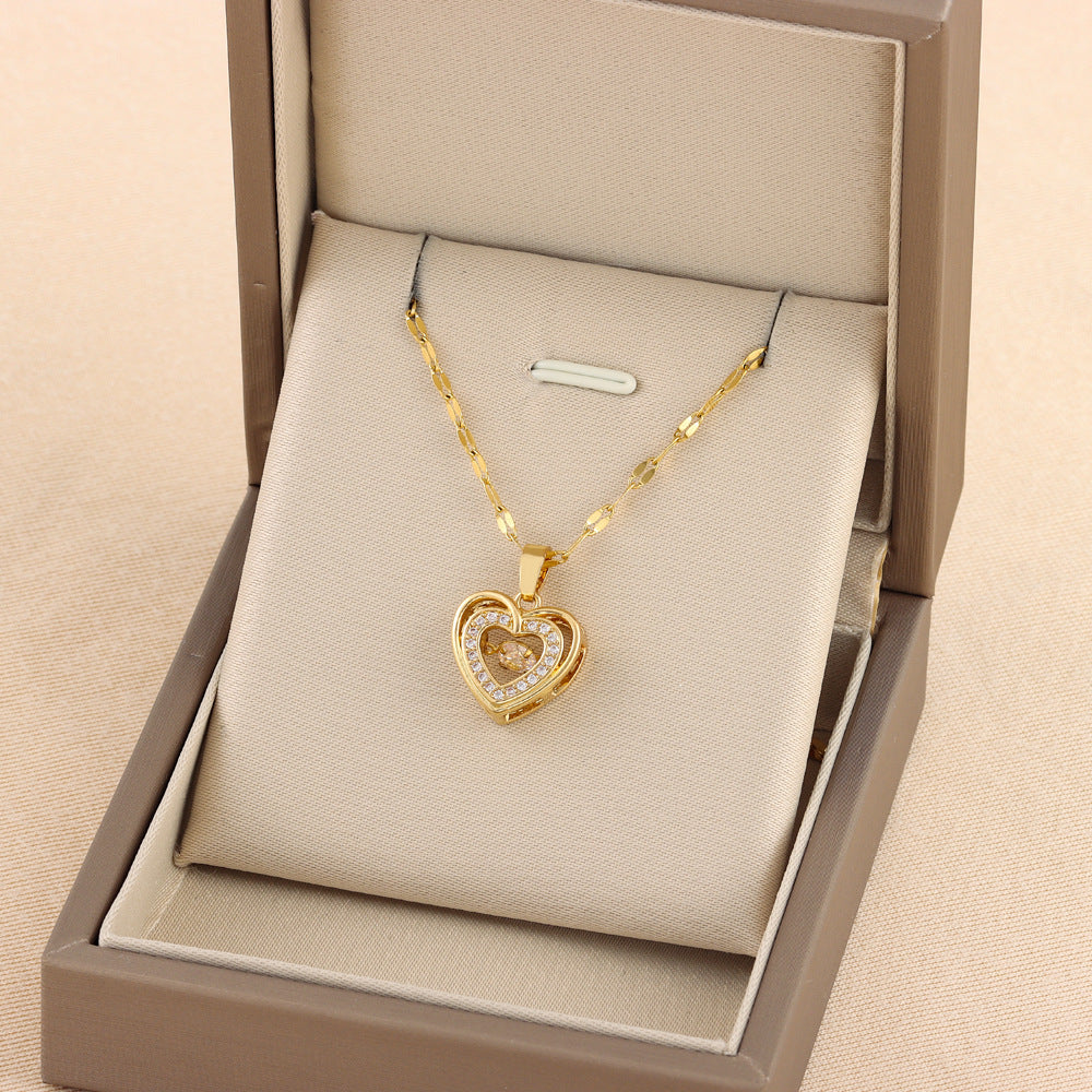 Double-Layer Love Necklace for Women
